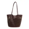 Bolso de Hombro Grande de Gran Capacidad para Mujer de Verano, Bolso de Viaje 2026 Versión Coreana Nuevo Bolso Cubo Hueco Simple Elegante