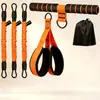 Treinador de resistência com pedal, corda de resistência de pedal de pé multifuncional, equipamento de fitness para ioga em casa para abertura de ombros, exercícios abdominais e de braços
