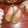 Zapatos Planos de Pedrería para Mujer 2026 Primavera Nuevo Estilo Slip-On Zapatos Perezosos Suela Suave Zapatos de Abuela Zapatos de Pescador Zapatos de Mujer con Pedrería