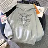 Sudadera con Estampado Gótico Misterioso Satánico de Estrella de Cinco Puntas para Mujer, Sudadera Casual de Invierno Hip-Hop Streetwear Ancha