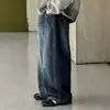 Calça Jeans Reta para Meninos Primavera e Outono 2026 Novo Estilo Calças Casuais Infantis para Crianças Maiores Calças Longas Outono
