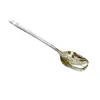 Cuchara de Acero Inoxidable para Uso Doméstico, Cuchara de Comedor Infantil con Mango Largo, Cuchara Especial para Comer, Cuchara para Arroz de Alto Valor Estético, Cuchara para Sopa, Cuchara para Gachas