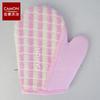 Guantes de Esponja Inclinados de Lino a Cuadros Guantes de Lino a Cuadros Poliéster Toalla Fina Toalla de Baño de Ramio