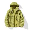Chamarra de polar con capucha para exteriores para mujer, otoño e invierno, forrada de polar, cálida, casual, sudadera simple, cárdigan, top para hombre