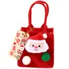 Bolsa de Maçã de Natal Feltro Bolsa de Presente Infantil Caixa de Presente de Véspera de Natal Bolsa Carteiro Bolsa de Doces Caixa de Embalagem de Presente