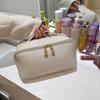 Nueva bolsa de cosméticos de PU celebridad de Internet de alta calidad portátil bolsa de almacenamiento de cosméticos de gran capacidad para viaje bolsa de aseo portátil para mujer
