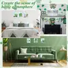 Palo de Madera Transfronterizo. Adornos del Día de San Patricio, Manualidades Creativas de Pintura Graffiti DIY de Madera para Niños