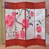 Biombo sencillo de estilo chino Medicina Tradicional China Salud y Belleza Entrada Lienzo al óleo Plegable Pantalla móvil Fabricante Venta al por mayor