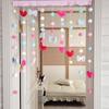 Decoração de Quarto Cabeceira Laço Amor Arco-Íris Doce Menina Coração Quarto Sala de Estar Cortina de Porta Meia Cortina Cortina Divisória
