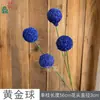 26 Anos de Materiais Florais Azul Escuro de Alta Qualidade, Materiais de Flores de Seda para Vitrines, Paisagismo, Adereços para Estúdio de Fotografia, Flores Artificiais