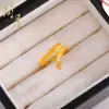 Anillo Sencillo Arena Lunar Cola de Dragón Dorado Abierto Ajustable Año del Dragón Zodiaco Anillo Dinámico Nuevo Anillo Retro Chino