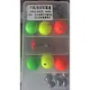 Conjunto de Pesca Luoyang Qiuqiu Modelo Eva Boia Isca Pesca Carpa Capim Boia Deslizante Conjunto de Linha de Pesca Bola Boia Boia de Pesca