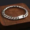 Pulsera cubana Yuhong para hombre, europea y americana, ruda, guapa, joyería de mano de alta gama para enviar a novio, guapo, genial, venta directa de fábrica