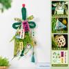 Decorações Penduradas para o Festival do Barco-Dragão Buquê de Artemísia e Cálamo Decoração de Pendurar na Porta Pacote de Material DIY Feito à Mão Enfeites de Pendurar na Porta Zongzi Prontos
