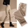 Jeans de Mujer Off-White de Corte Estrecho 2026 Otoño Nuevos de Tiro Alto Versátiles Rectos Ajustados