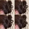 Piranha marrom, novo modelo 2026, presilha de cabelo grande para a nuca, adequada para cabelos grossos, acessório de cabelo tipo piranha, toque de alta qualidade para mulheres