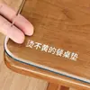 Mantel de Mesa de Comedor Impermeable y a Prueba de Aceite de PVC Transparente, Mantel Redondo Impermeable sin Lavado, Manteles Individuales Protectores Gruesos y Aislantes del Calor para Mesa de Café de Estudiante