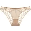 Pantalitas de encaje de malla sexy y cómodas de lujo ligero estilo francés para mujer, tangas triangulares sin costuras de tiro bajo