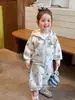 Conjunto de Sudadera con Capucha y Pantalones de Chándal de Invierno con Forro Polar para Niñas Zhe Li Ropa Infantil Ropa para Bebés Clase A