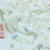 Crepé de Gasa de Doble Capa, Plantas y Flores, Ropa de Bebé, Pijamas, Telas para Ropa de Casa