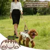 Mochila para mascotas estilo nuevo perro para exteriores llevar a mano bolsa de cuatro patas correa juego de tres piezas bolsa bandolera transpirable