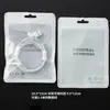 Bolsa de Embalaje para Cable de Datos USB, Cargador de Coche, Cargador de Teléfono Móvil, Bolsa Autoadhesiva, Cable de Auriculares, Bolsa Selladora para Accesorios de Teléfono Móvil, En Stock