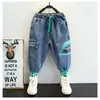 Conjunto de Roupa de Outono para Meninos, Roupa Casual da Moda, Conjunto de Duas Peças de Moletom para Crianças Primavera e Outono, Roupas Infantis Modernas Atacado Dropshipping