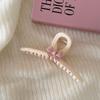 Chica Té Dulce ~ 2023 Nuevo Grande Pinza de Agarre Tocado Pinza para el Cabello para Mujer Parte Posterior de la Cabeza Pinza de Tiburón de Alta Gama
