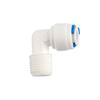 Accesorios para Purificador de Agua Codo de Rosca Externa de 2 Puntos a Conexión Rápida de 2 Puntos Conector 4044W Rosca Externa a Tubo de PE de 1/4 Conexión Rápida