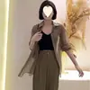 Ropa de Verano con Protección Solar para Mujer, Cárdigan Chaqueta Transpirable de Seda Helada con Protección UV, Nueva Camisa Fina de Gasa de Manga Larga 2025