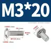 Tornillos de Carruaje de Acero Inoxidable 304, Tornillos de Máquina para Bastidor de Puente con Cabeza Semiredonda y Cuello Cuadrado M4M5M6M8