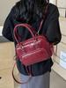 Mochila de Diseño de Nicho 2025 Nueva Moda de Invierno Bolso Cuadrado Pequeño Simple Versátil Casual Bolso Cruzado de un Solo Hombro para Mujer