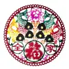 Enlace Personalizado para Decoraciones de Papel Picado de Colores de una Sola Hoja de Condado de Baohe, Weiyuan, para Puestos Callejeros