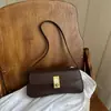 Tendencia de Personalidad Francesa 2026 Nueva Hebilla Moda Retro Debajo del Brazo Elegante Hombro Único de Mano Debajo del Brazo Bolso Cuadrado Pequeño para Mujer
