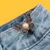 Hebilla de Cintura de Mariposa Desmontable Sin Costura Botón de Cintura Herramienta para Reducir la Cintura de Jeans