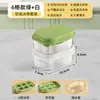 Forma de Gelo de Silicone para Uso Doméstico, Bandeja de Gelo para Geladeira com Tampa de Pressão, Fabricador de Cubos de Gelo, Mini Bandeja de Gelo de Grau Alimentício