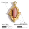 Yuhui Accesorios para Joyería DIY de Acero Inoxidable Transfronterizos Elementos Marinos Estilo Playa Colgante de Animal Pequeño con Pedrería en Forma de Corazón