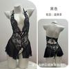 Lencería Sexy, Malla de Encaje Sexy Transparente, Apasionado Sin Quitar Espalda Descubierta Profundo en V Delgado Mono Uniforme de una Pieza 2740