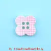 Nueva Serie de Trébol de Cuatro Hojas Botón Accesorios de Resina Material de Pegamento Cremoso DIY Pulsera Superior Decoración de Sombrero Pantalones