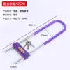 Fechadura de Porta de Vidro, Fechadura com Senha em Forma de U para Porta Dupla, Fechadura Longa Deslizante para Escritório, Fechadura Externa em Forma de U para Loja, Fechadura de Embutir Comercial