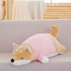 Peluche de Perro Chai Extremadamente Suave para Postura al Acostarse Muñeco Almohada Regalo para Niñas Muñeca Grande para Dormir Larga Regalo de Cumpleaños