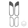 Adhesivo decorativo para marco interior de puerta de fibra de carbono, compatible con Mazda 3, Mazda3 Star, Aveo. Accesorios de modificación interior.