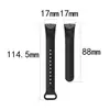 Para Samsung galaxy fit SM-R370 Pulsera Inteligente Correa de Color Sólido con Hebilla Tachonada de Moda