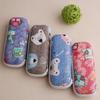 Estuche para Gafas Ópticas con Cierre de Eva, Elegante, Gran Capacidad, Fácil de Transportar, Resistente a la Presión, Almacenamiento de Eva Cuadrado Rayado Multicolor