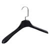 Percha de tienda de ropa para hombres y mujeres, percha para pantalones con clip, venta al por mayor, percha de plástico antideslizante sin costuras y con hombros anchos