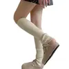 Polainas de Ballet y Yoga Calientes Engrosadas con Calcetines Apilados para Otoño e Invierno, Estilo Perezoso Versátil para Mujer