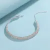 Nuevo Pulsera Elástica Incrustada con Diamantes, Pulsera de Pedrería, Pulsera Versátil de Pedrería para Mujer, Juego de Joyería de Alta Gama