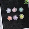 Suministro directo de fábrica DIY hecho a mano Nuevo 12 mm color interior opaco rosa acrílico cuentas sueltas cuentas centrales accesorios de joyería