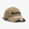 Gorra de Béisbol Lavada con Aspecto Desgastado de Ala Suave, Nuevo Estilo para Hombre, Protección Solar Deportiva al Aire Libre Transpirable para Viajes