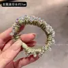 Goma de Pelo Versátil de Cristal de Lujo Ligero para Mujer, Estilo Nuevo, Elegante Sujetador de Cola de Caballo Que No Daña el Cabello, Accesorio de Alta Gama para Moño